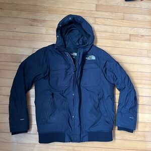 The North Face Gotham III Down Jacket Mens Medium Black 550 Fill DryVent Parka